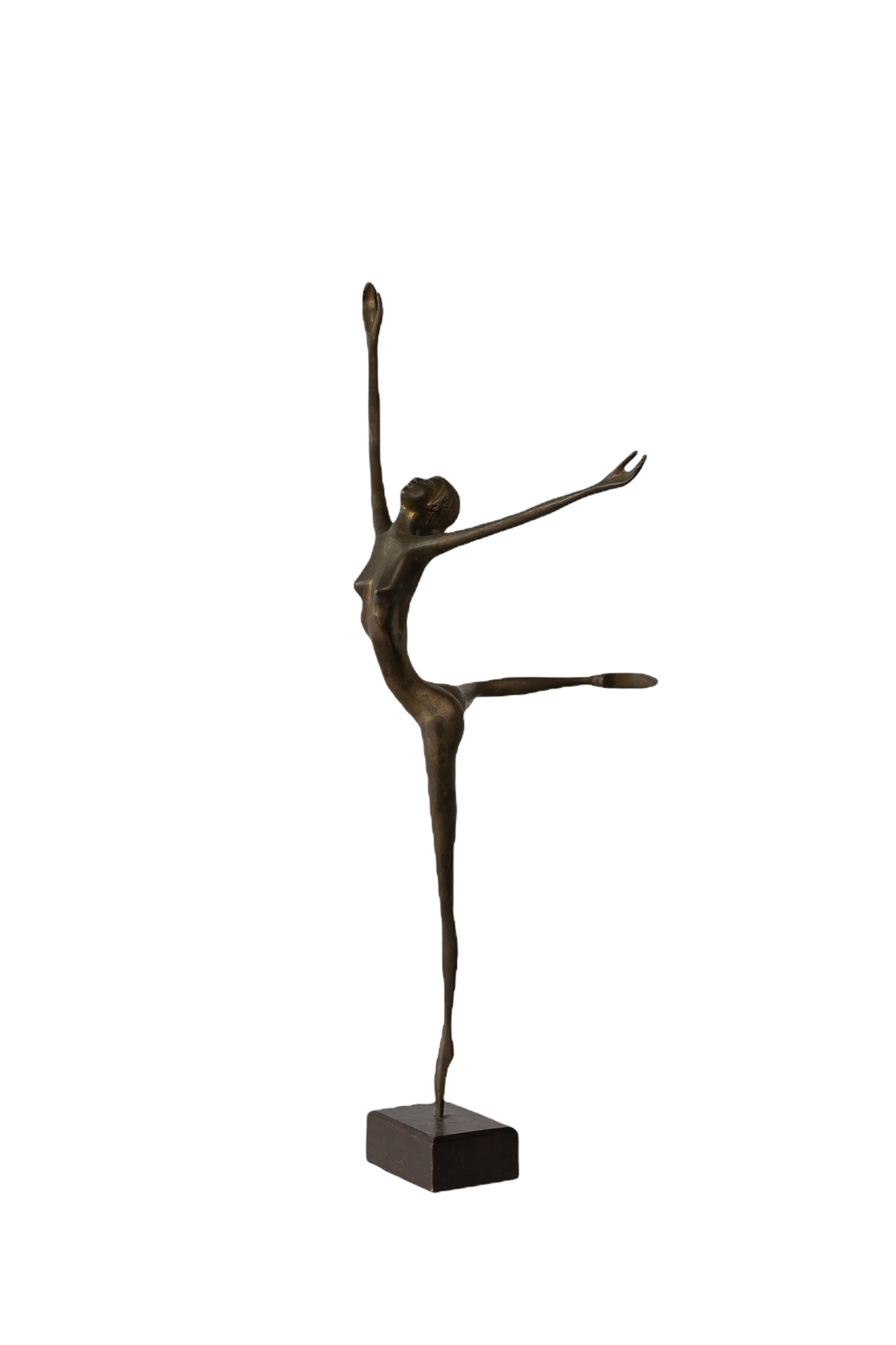 Vintage Brass Ballerina Ballet Dancer Figurine a Pair – Made By